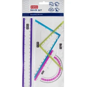 pravítka Easy Souprava pravítek 20 cm 4 ks