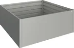 Vyvýšený záhon Biohort 2x2 plechový 201 x 201 x 77 cm šedý křemen metalický