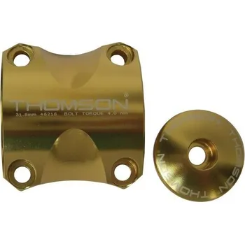 Představec na kolo Thomson krytka s víčkem Elite X4 MTB (zlatá)