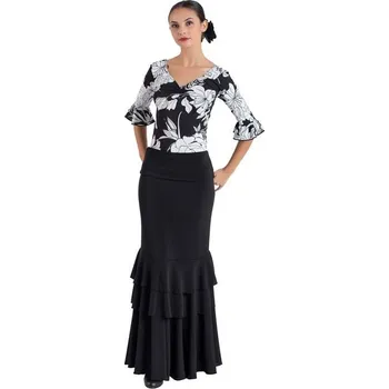 Dámská sukně Happy Dance,Sukně s kanýry EF346, černá 40