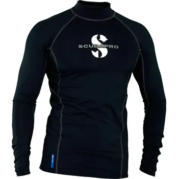 Rashguard Lycrové Triko Scubapro T-flex černé Upf80 Dlouhý Rukáv Pánské Velikost: S