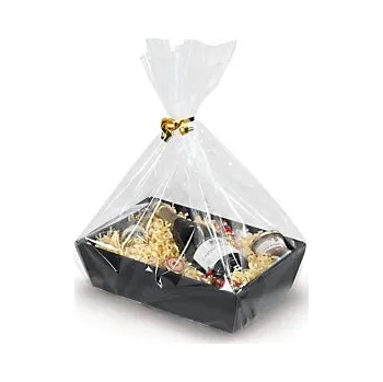 Obalový materiál Celofán, průhledná dárková fólie 30% recyklovaná, šířka 80cm, délka 120m - Balení po 0 ks