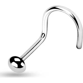 Piercing Šperky4U Zahnutý piercing do nosu - N01065-04