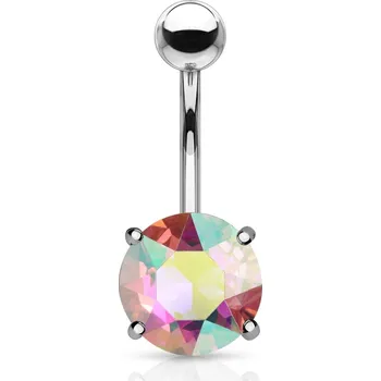 Piercing Šperky4U Piercing do pupíku, kulatý kámen - WP01320-AB
