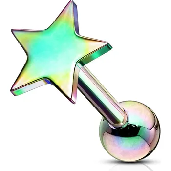 Piercing Šperky4U Cartilage piercing do ucha hvězdička - CP1055-W