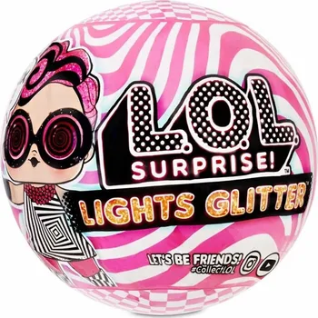 Panenka MGA L.O.L. SurpriseL Lights Glitter Neonová třpytková panenka