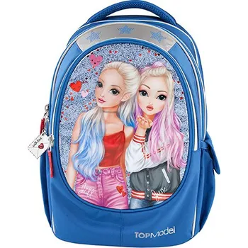 Školní batoh Top Model Jill a June 44 x 34 x 23 cm modrý