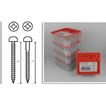 Vrut UNIQUADREX Deskovrut 5,0 x 50 UQ ZnB PAN Q - box 75ks