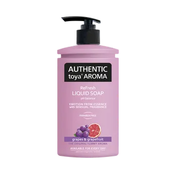 Mýdlo Authentic Toya Aroma Grapes & Grapefruit tekuté mýdlo 400 ml