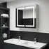 Koupelnový nábytek LED koupelnová skříňka se zrcadlem 80 x 12 x 68 cm