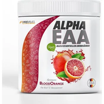 Aminokyselina ProFuel ALPHA.EAA 8 esenciálních aminokyselin Červený pomeranč, 462 g