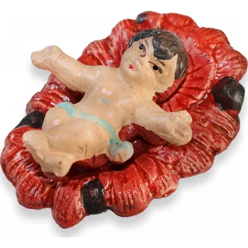 Vánoční dekorace Ježíšek figurka keramika (515-KJE)