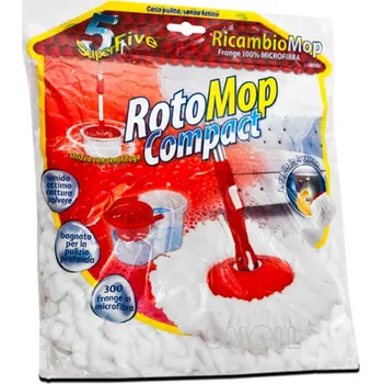 mop 5 Super Five - ROTOMOP COMPACT - Náhradní kulatý mop
