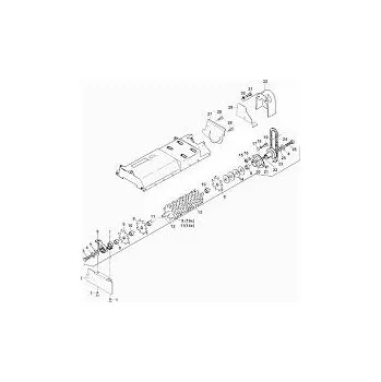 Hřídel s noži kompletní John Deere D45C Sabo 45-220