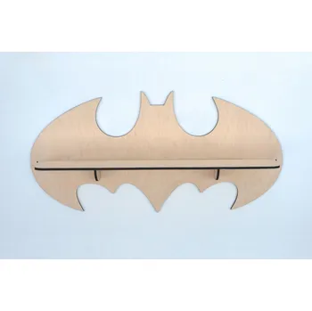 police MAJADESIGN Dětská dřevěná polička - BATMAN