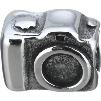 Přívěsek Šperky4U Navlékací ocelový přívěšek korálek - fotoaparát - K0033