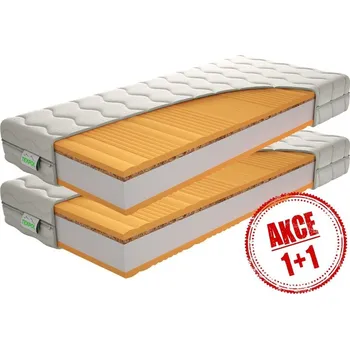 Matrace TEXPOL BRÁVIA - luxusní partnerská matrace v akci 1+1 2 ks 90 x 200, snímatelný potah