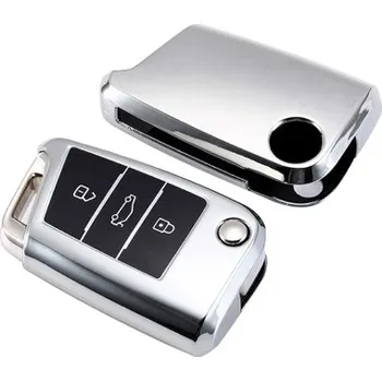 Autoklíč Obal na klíče Škoda Karoq od roku 2017 Silver Premium