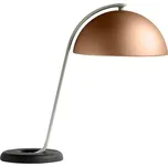 Stolní lampa Hay Cloche širm moka rameno bílé