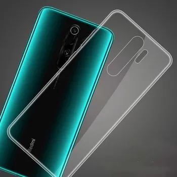 Pouzdro na mobilní telefon Silikonový obal pro Xiaomi Redmi 9 - průhledný