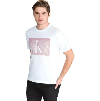 Pánské tričko Calvin Klein J30J313270 bílé L