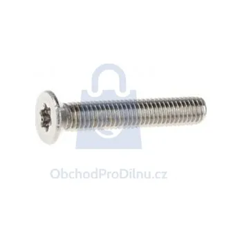 Šroub Šroub do kovu se zápustnou hlavou a TORX drážkou, DIN 965, nerez A2 M2,5 x 10, balení 1 ks