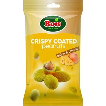 Rois arašídy v těstíčku 80g CIBULE & SÝR (Crispy coated peanuts onion & cheese)