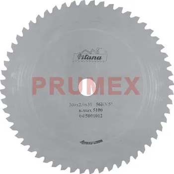 Pilový kotouč Pilový kotouč na dřevo z HSS - 56KV5°, 225309, 300x2x30 mm