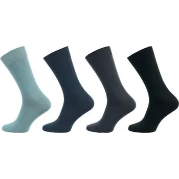 Pánské ponožky Ponožky NOVIA Klasik 100% bavlna MIX 5 párů 43-44