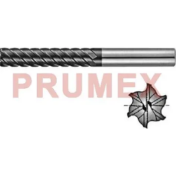 Fréza Fréza tvrdokovová, krátká, 6 břitá, MASTER, 81232-3x12 mm TiAlN