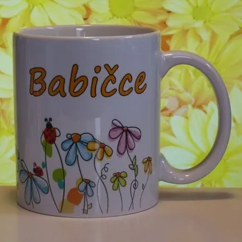 Hrnek keramický s potiskem Babičce