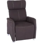 Polohovací křeslo FOREST, čokoládová látka, ergonomické, nosnost 150 kg