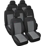 Automega Autopotahy Ford Galaxy III, GHIA,1X PŘEDNÍ LOKETNÍ OPĚRKA, 7 míst, od r.2006, šedo černé + UNIVERZÁL utěrka z mikrovlákna velká Smart Microfiber zdarma v hodnotě 299,-Kč