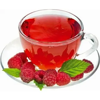 Obraz DIMEX | Obraz na skle | Šálek malinového čaje GL-30-023 | 30 x 30 cm + Skleněný fotoobraz na stěnu české výroby DIMEX - GL-30-023 Šálek malinového čaje, v rozměru 30 x 30 cm