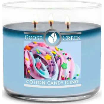 Svíčka Goose Creek Candle svíčka Cotton Candy Icing, 411 g