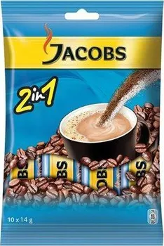 Káva Jacobs Instantní káva mletá 2v1 10 x 14 g