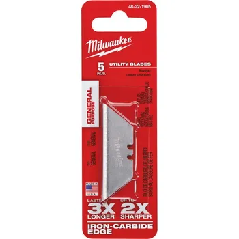 Pracovní nůž Milwaukee náhradní nože GP utility blades – 5ks