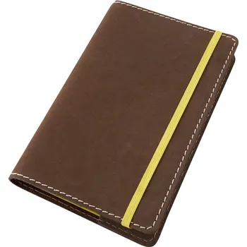 Diář Kožený obal na diář Moleskine Velikost: M - 18 x 12 cm, Barva kůže: Hnědá Nubuk (D54)