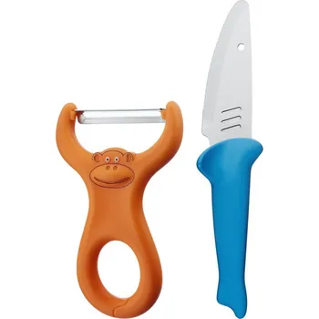 Kuchyňský nůž Dětský set na vaření 2ks - WMF (Dětský kuchařský set: škrabka, nůž - WMF)