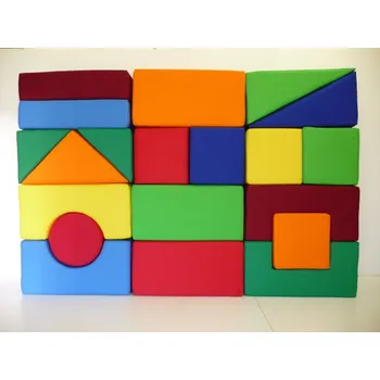 ostatní stavebnice Molitanová stavebnice 20 ks (20 cm), bavlna