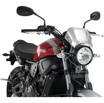 PUIG Španělsko Yamaha XSR 700 přední štítek nad světlo PUIG provedení: stříbrný hliník