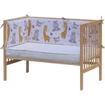 SCARLETT Mantinel do postýlky 4dílný Nebula 180 x 40 cm - béžová