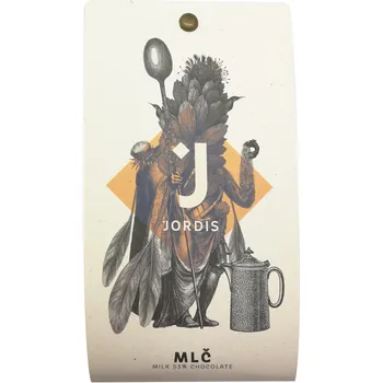 Čokoláda Jordis mléčná čokoláda 53% MLČ 50g