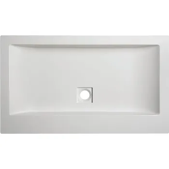 Umyvadlo Sanplast Umyvadlo litý mramor Unb-M/SPACE 80x47x8 cm, bílá