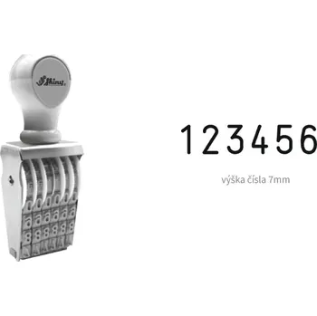 Razítko Číslovací razítko Shiny N-26 Office Line, 6 číslic s výškou 7 mm