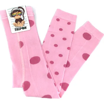 Dětské bavlněné legíny TREPON KATKA Světle růžové 92-98