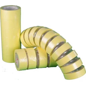 Lepicí páska Krepová lepící páska žlutá 19mm x 50m