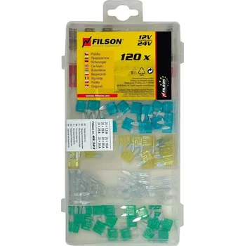 Autopojistky Pojistky nožové - mini / sada 120ks