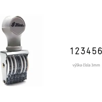 Razítko Číslovací razítko Shiny N-56 Office Line, 6 číslic s výškou 3 mm