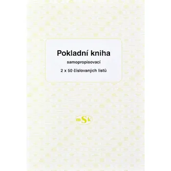 Tiskopis MSK Pokladní kniha samopropisovací A4 2 x 50 listů